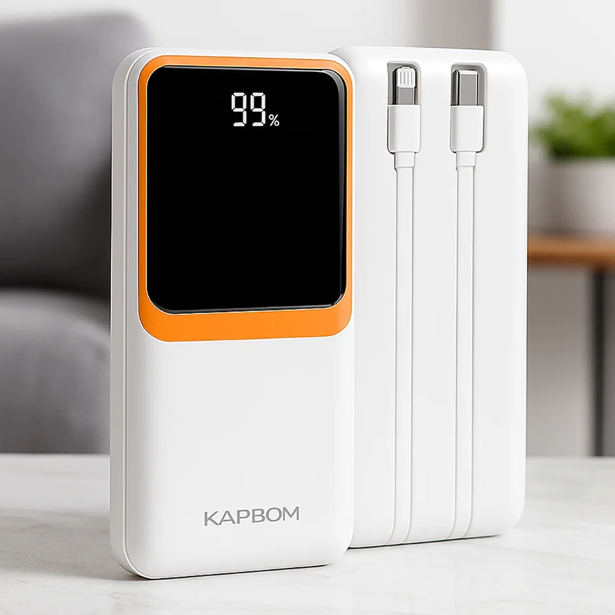 Power Bank 20000 mAh com Cabo Kapbom KA-9881