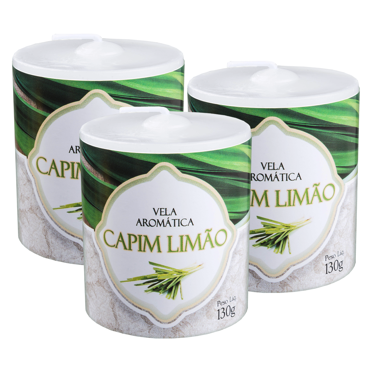 Vela Aromática Capim LimÃ£o