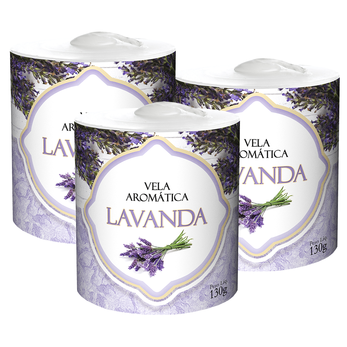 Vela Aromática Lavanda