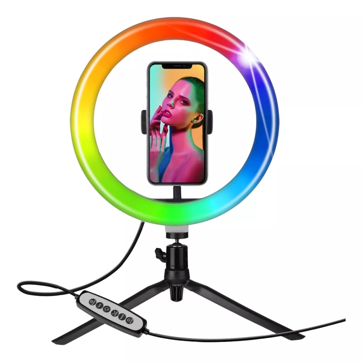 Ring Light 8" + Tripé 14cm 9H A1171