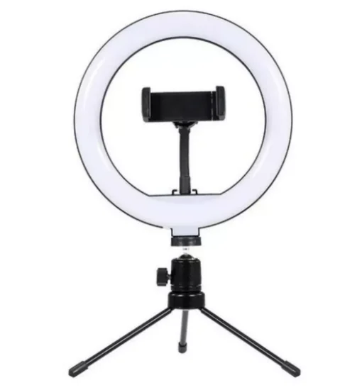 Ring Light 8" RGB + Tripé 14cm 9H A2406