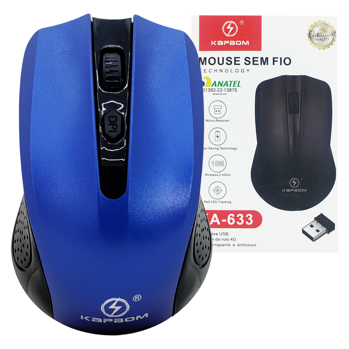 Mouse Sem Fio Kapbom KA-633