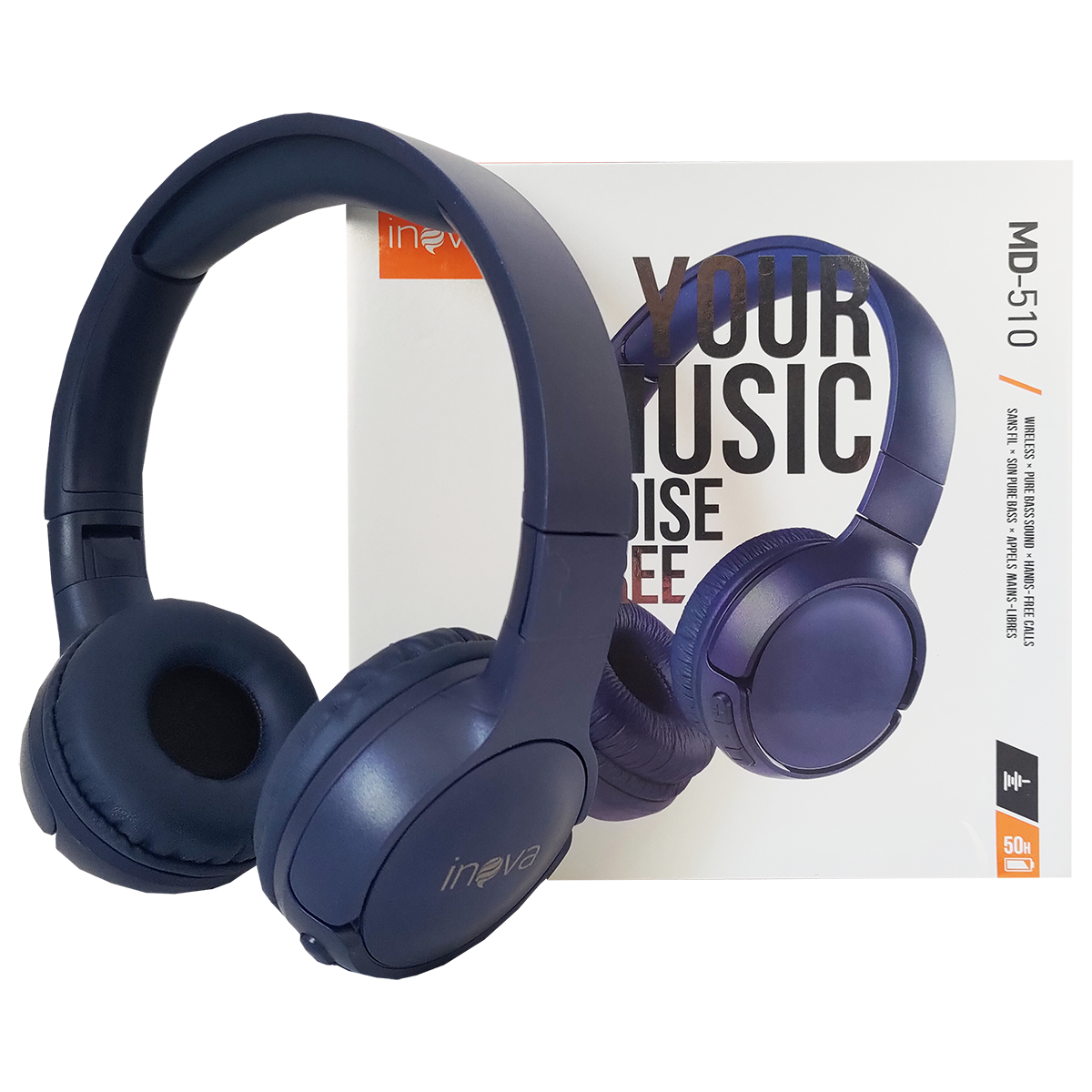 Fone de Ouvido Headset Bluetooth Inova FON-510