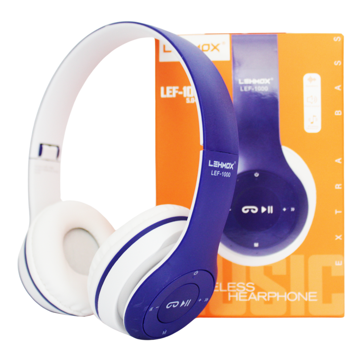 Fone de Ouvido Headset Bluetooth Lehmox LEF-1000