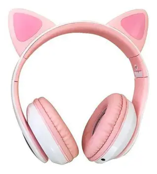 Fone de Ouvido Headset Bluetooth Gatinho Lehmox LEF-1019