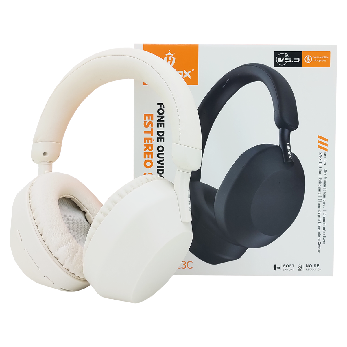 Fone de Ouvido Headphone Bluetooth Lehmox LEF-1023C