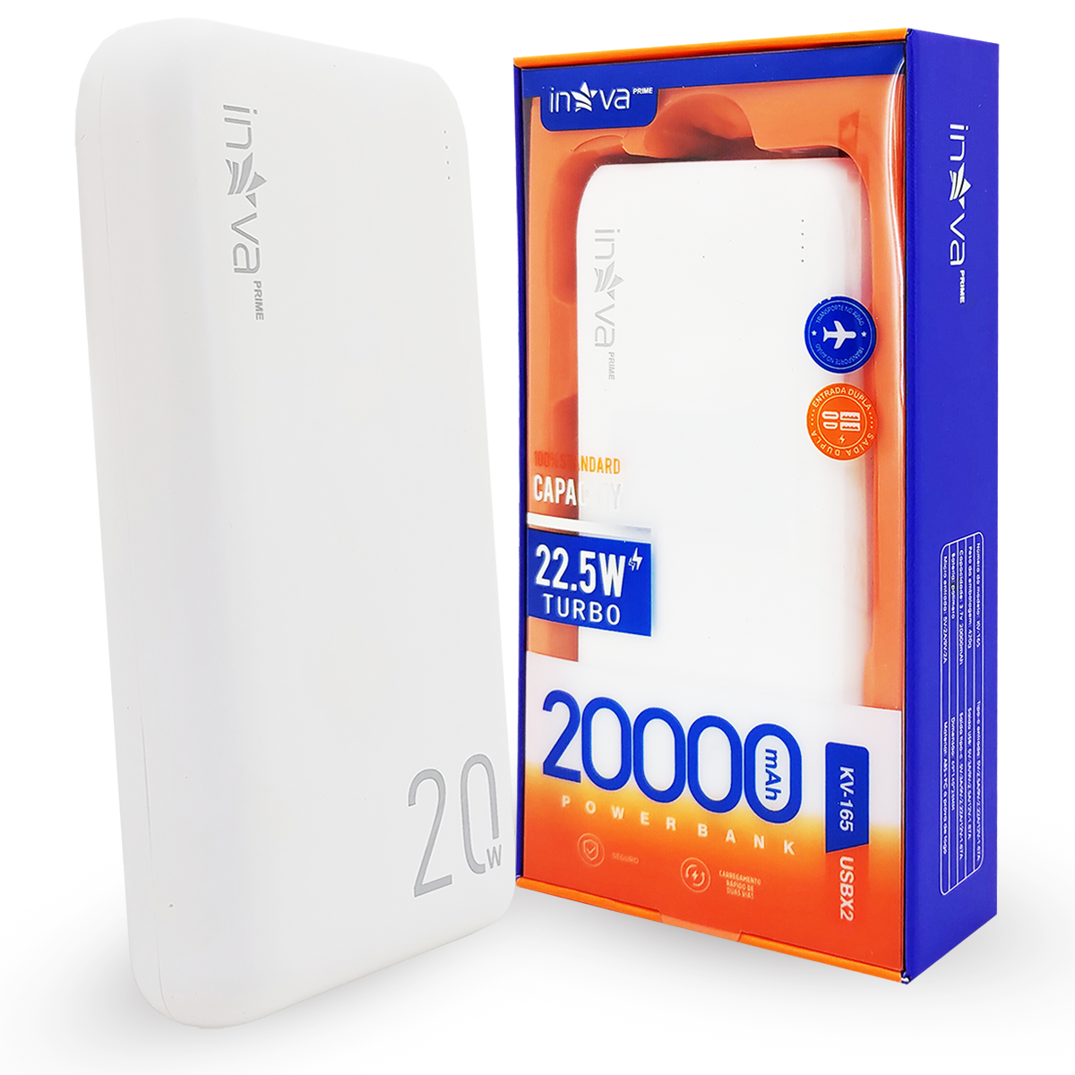 Power Bank 20000 mAh 22.5W Inova KV-165