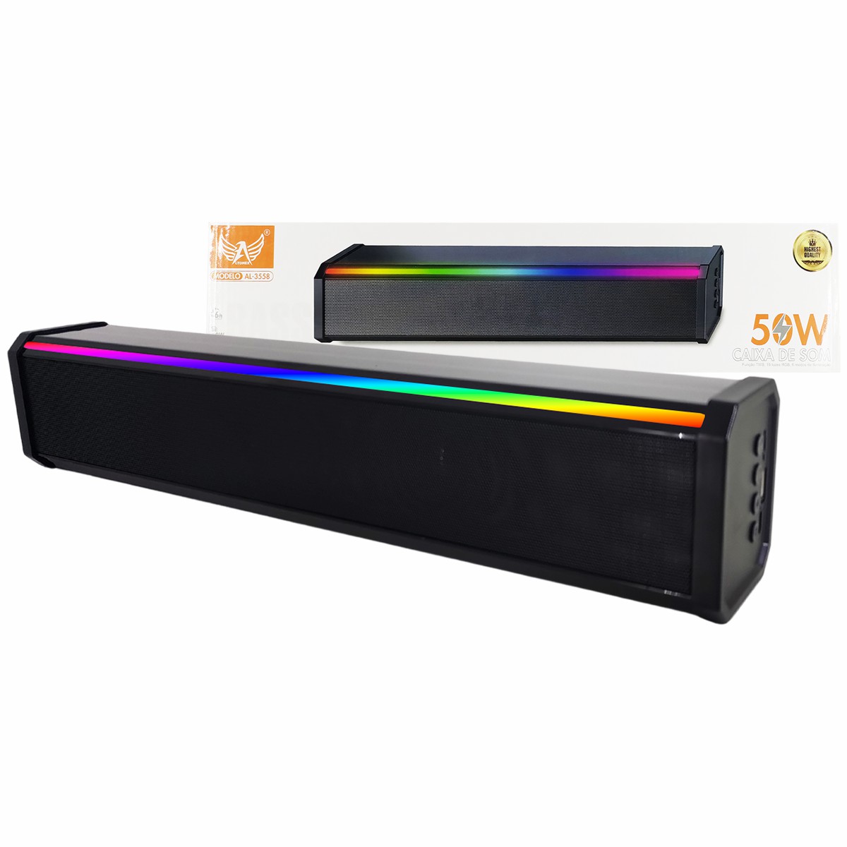 Caixa de Som Soundbar Bluetooth Altomex AL-3558
