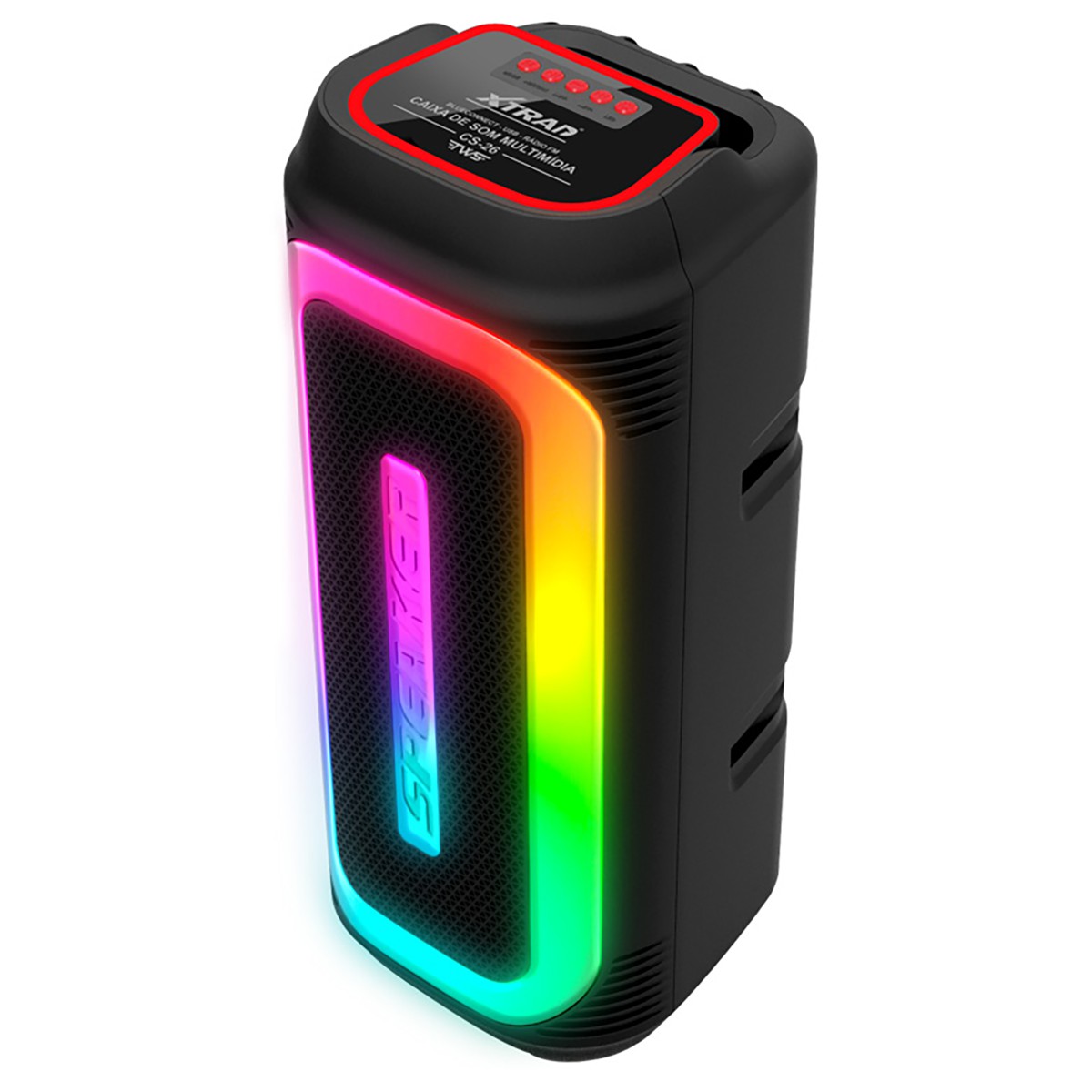 Caixa de Som Bluetooth LED Xtrad CS-26