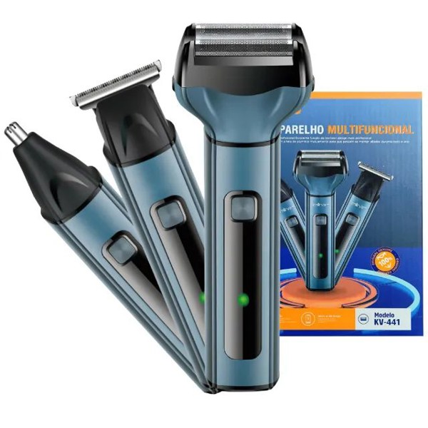 Aparador de Pelos 3 em 1 Inova KV-441