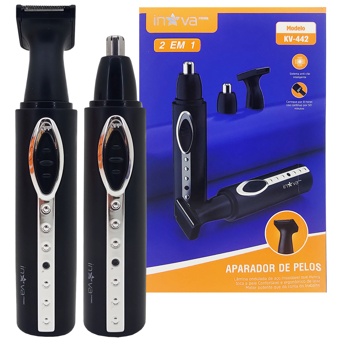 Aparador de Pelos Nariz e Barba Inova KV-442