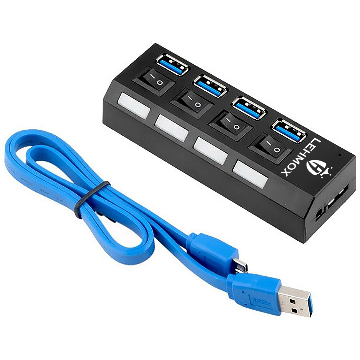 Hub 4 Portas USB 3.0 Lehmox LEY-201