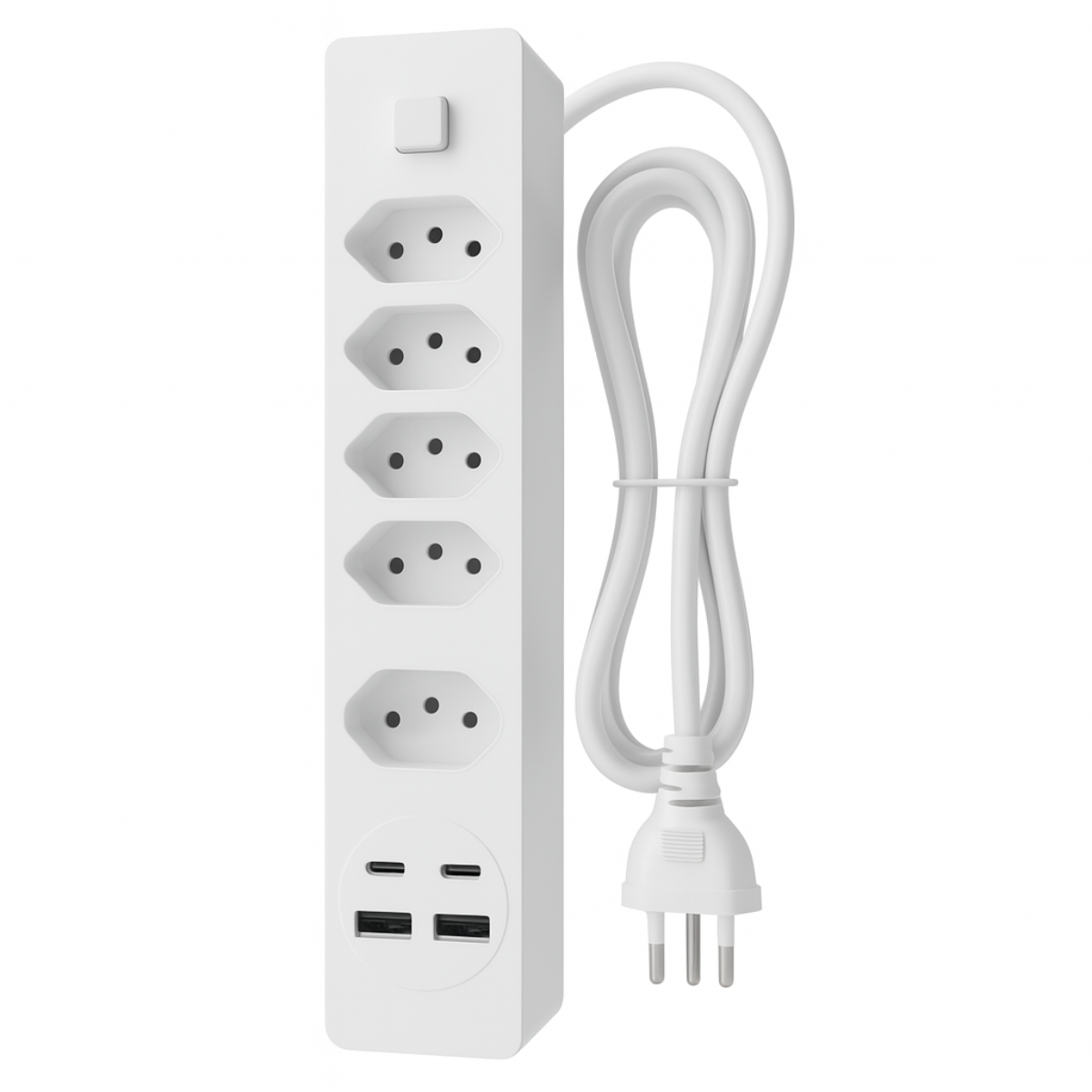 Extensão Tomada 2m 5T 2U 2C Inova SOC-12783